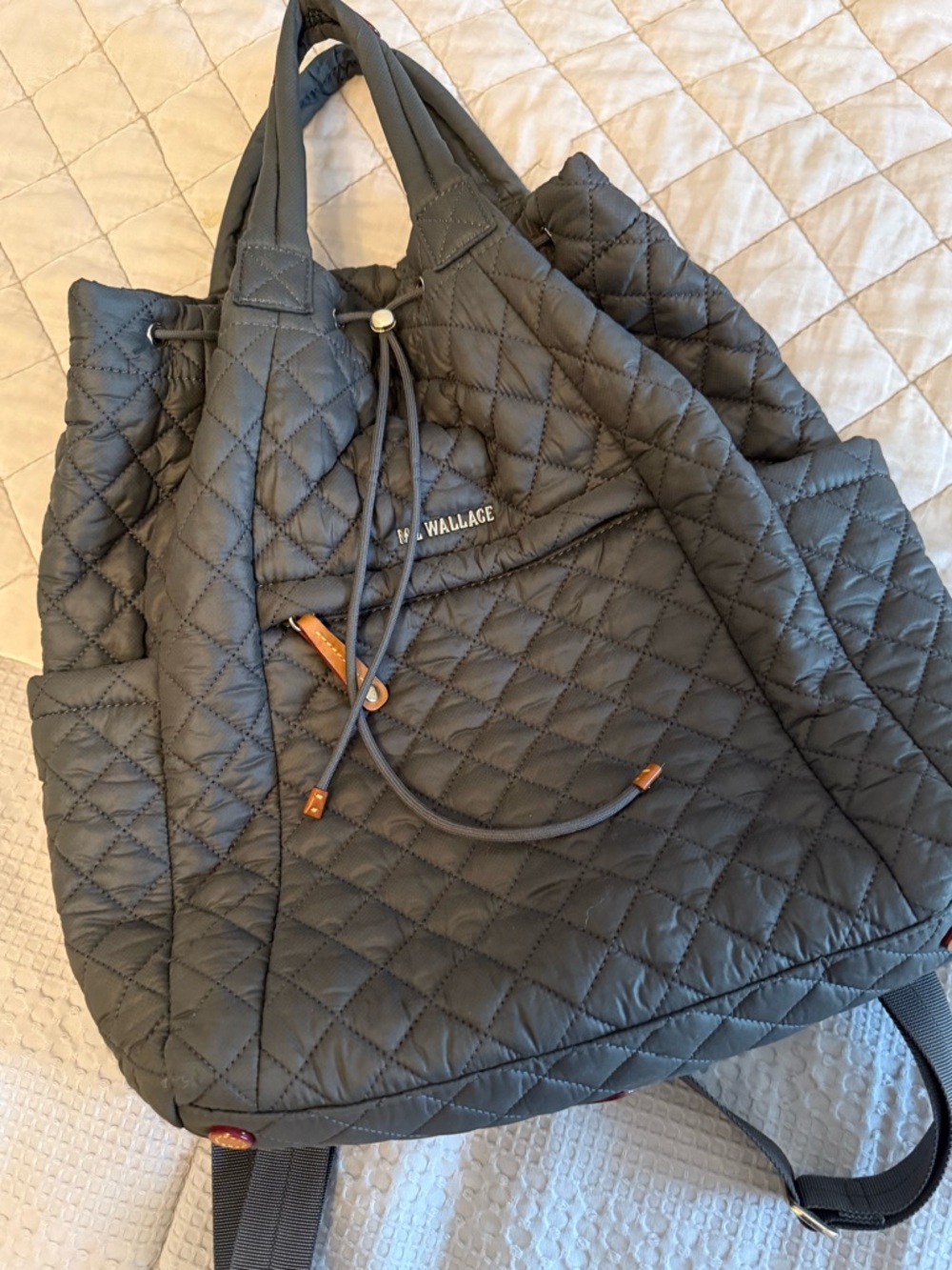 MZ Wallace Gray Backpack